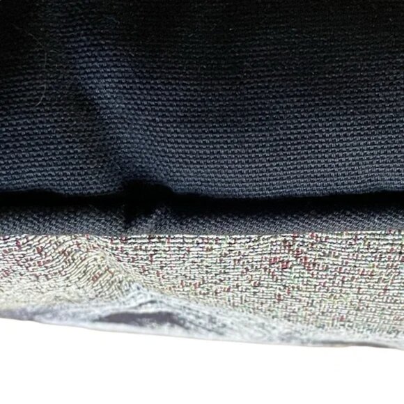 PILLOW Bearded Collie artist Robert May no tags EUC solid black back 14”x16” - Picture 7 of 7